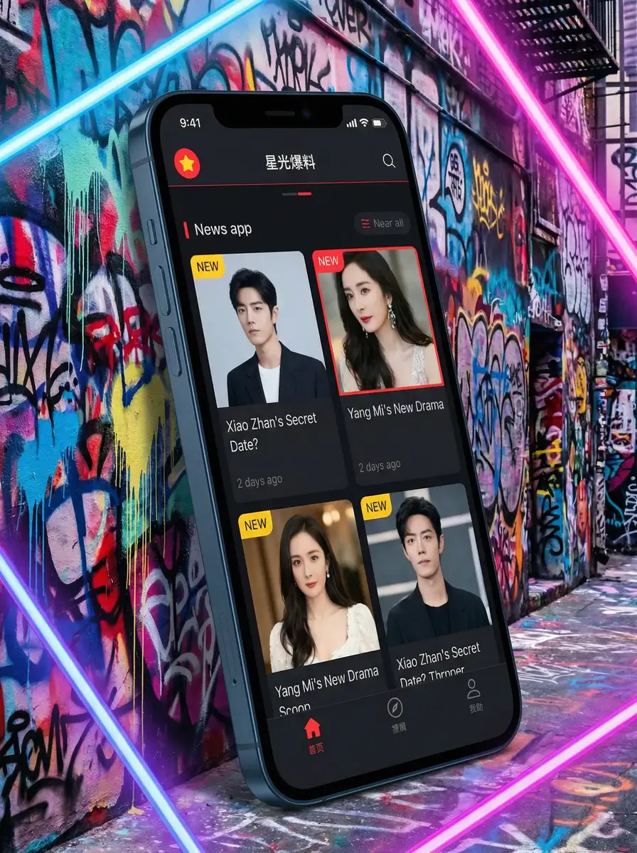 终极边缘 APP界面展示 - 掌上吃瓜神器